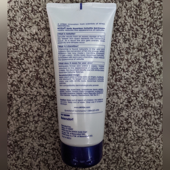 Original Nivea Body Good-Bye Cellulite Smoothing Gel Cream L-Carnitine - Picture 2 of 3
